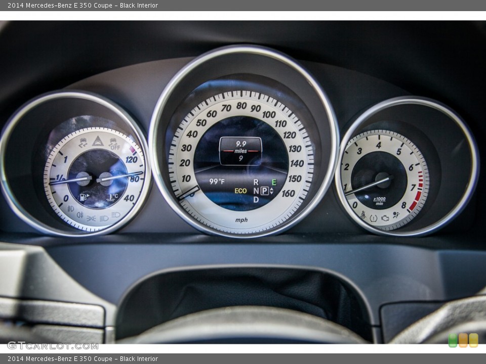 Black Interior Gauges for the 2014 Mercedes-Benz E 350 Coupe #83256596