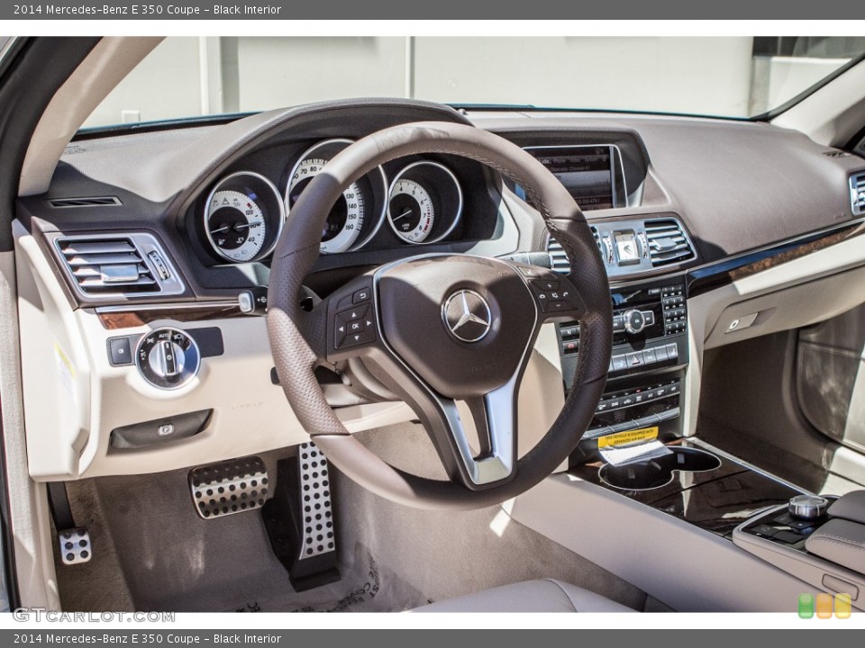 Black Interior Dashboard for the 2014 Mercedes-Benz E 350 Coupe #83256785
