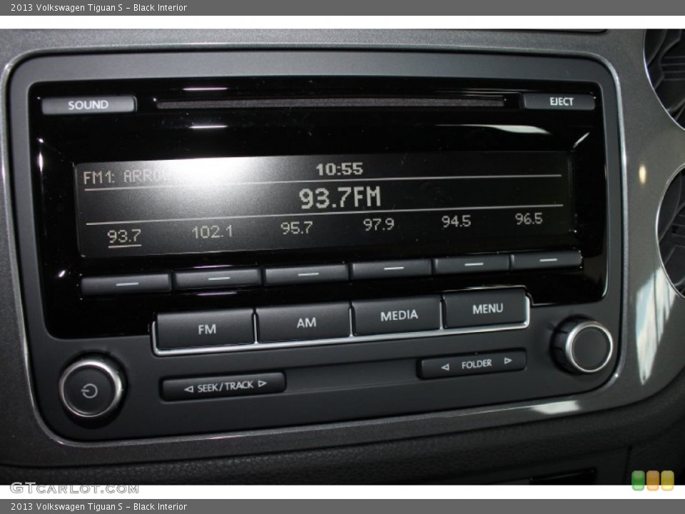 Black Interior Audio System for the 2013 Volkswagen Tiguan S #83257313
