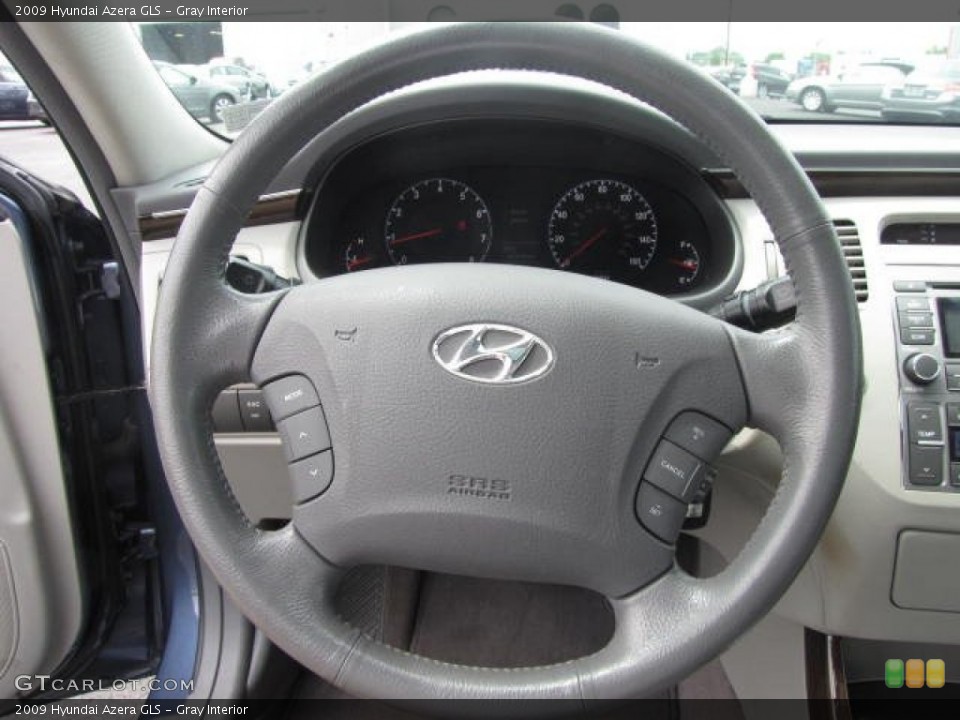 Gray Interior Steering Wheel for the 2009 Hyundai Azera GLS #83259770