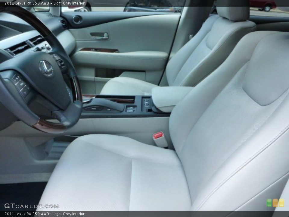 Light Gray Interior Front Seat for the 2011 Lexus RX 350 AWD #83260025