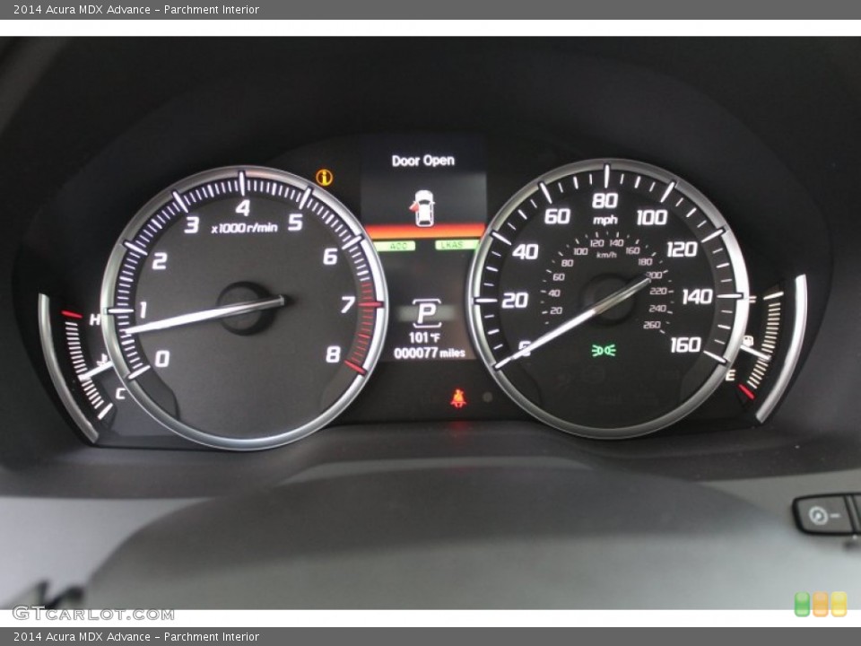 Parchment Interior Gauges for the 2014 Acura MDX Advance #83260721