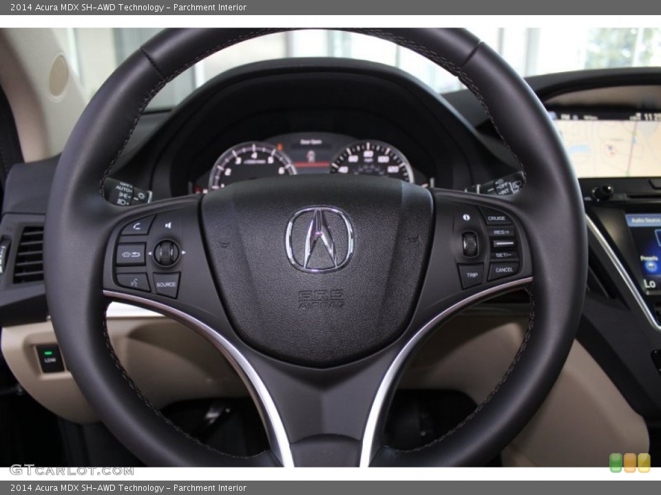 Parchment Interior Steering Wheel for the 2014 Acura MDX SH-AWD Technology #83261104