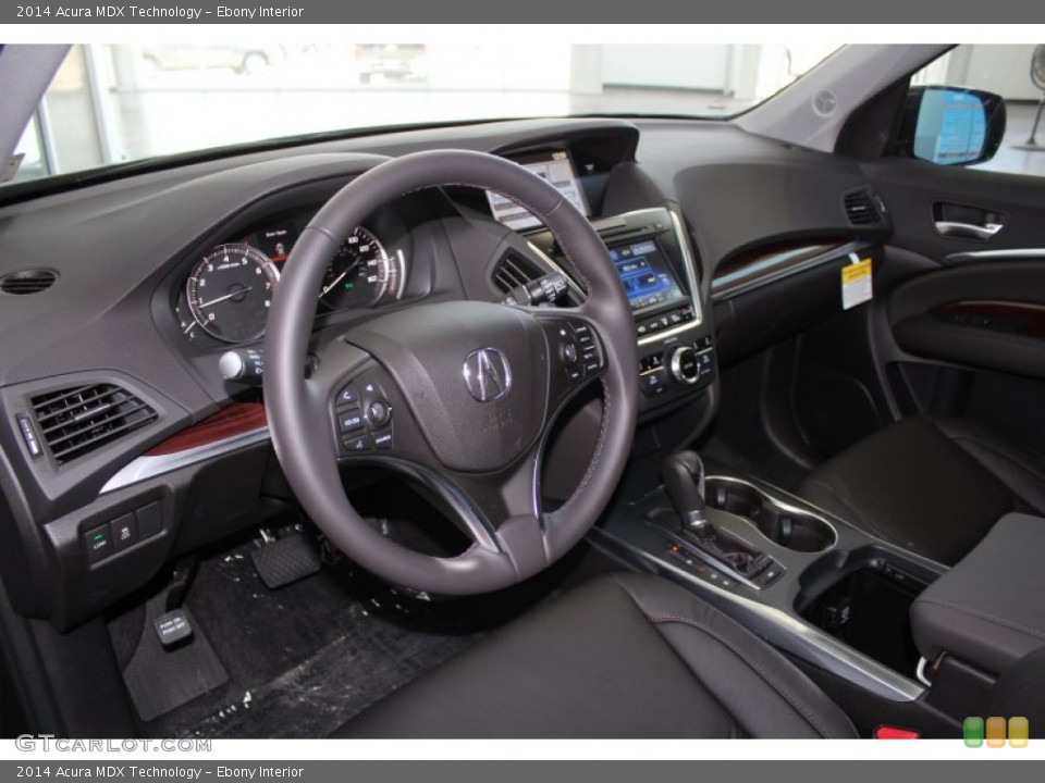 Ebony Interior Prime Interior for the 2014 Acura MDX Technology #83261339