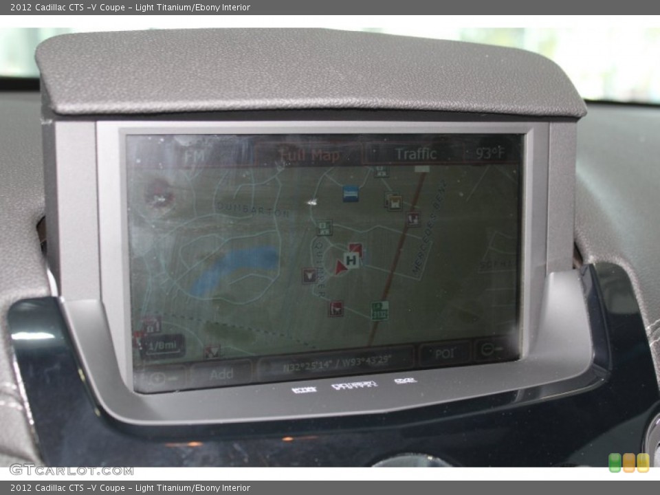 Light Titanium/Ebony Interior Navigation for the 2012 Cadillac CTS -V Coupe #83264445