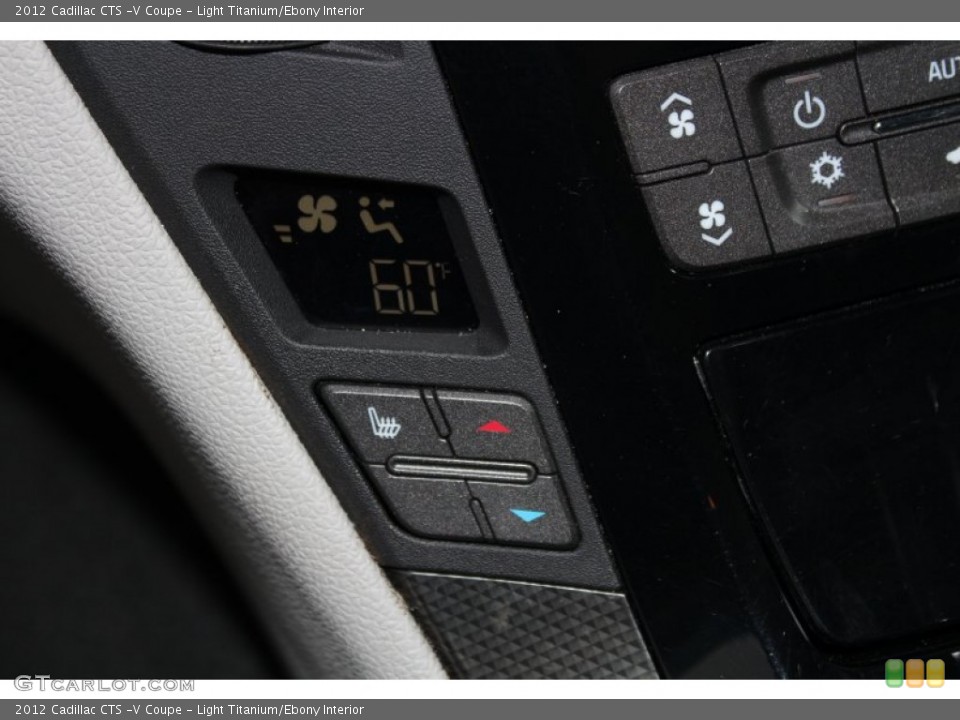 Light Titanium/Ebony Interior Controls for the 2012 Cadillac CTS -V Coupe #83264487
