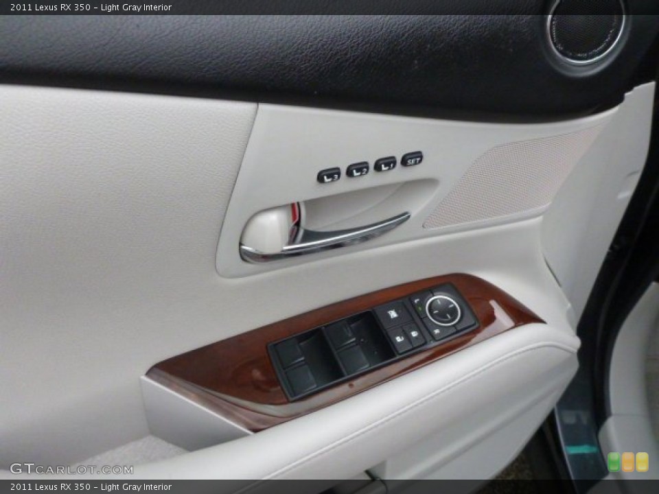 Light Gray Interior Controls for the 2011 Lexus RX 350 #83264639