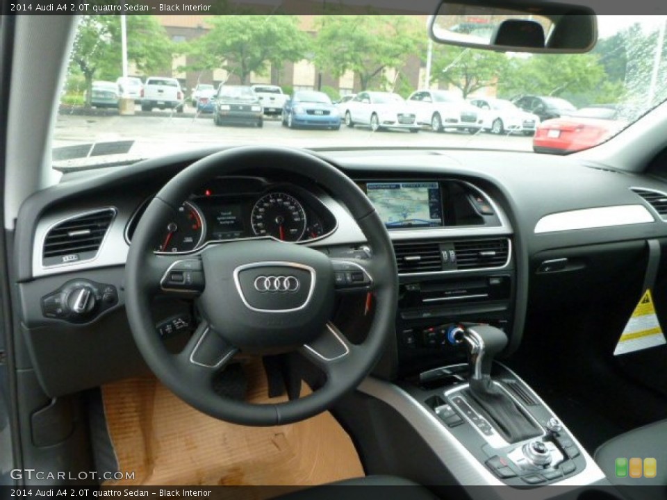 Black Interior Dashboard for the 2014 Audi A4 2.0T quattro Sedan #83264984