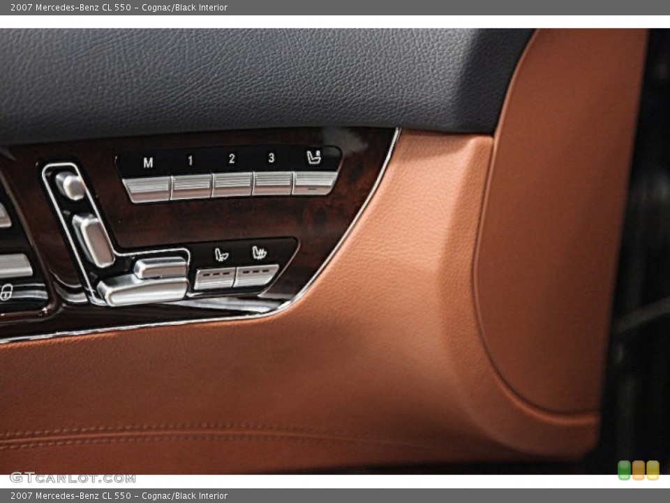 Cognac/Black Interior Controls for the 2007 Mercedes-Benz CL 550 #83266861