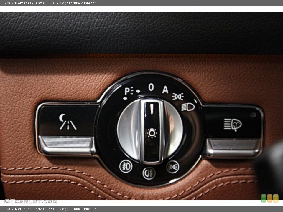 Cognac/Black Interior Controls for the 2007 Mercedes-Benz CL 550 #83266890