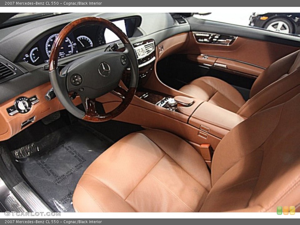 Cognac/Black Interior Photo for the 2007 Mercedes-Benz CL 550 #83266935