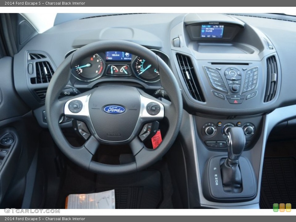 Charcoal Black Interior Dashboard for the 2014 Ford Escape S #83268846