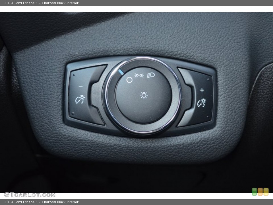 Charcoal Black Interior Controls for the 2014 Ford Escape S #83269011