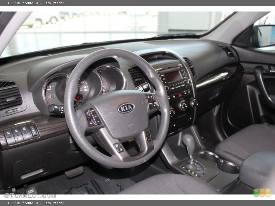 Black Interior Dashboard for the 2012 Kia Sorento LX #83269120