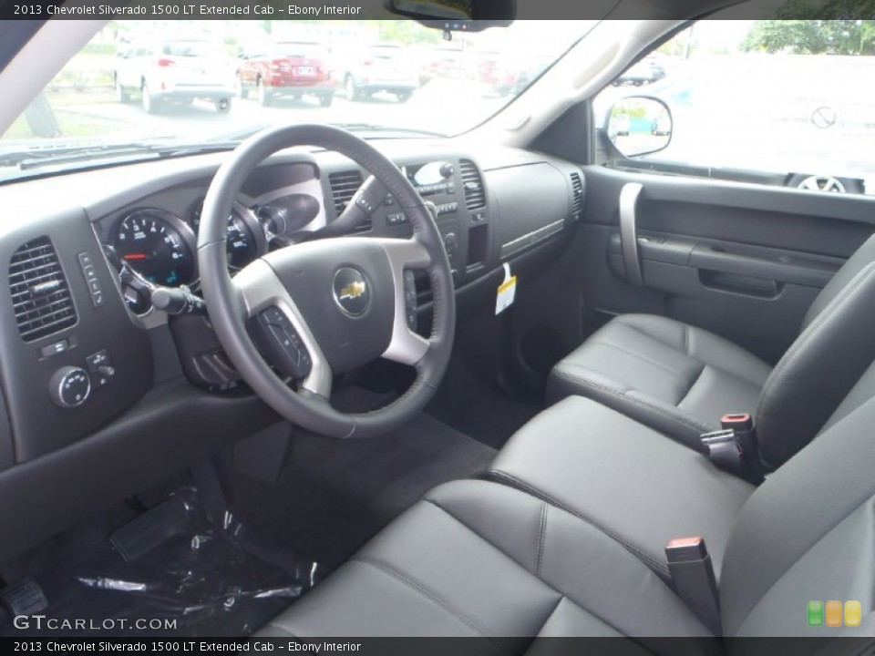 Ebony Interior Photo for the 2013 Chevrolet Silverado 1500 LT Extended Cab #83269231