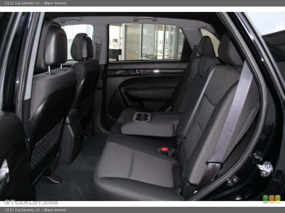 Black Interior Rear Seat for the 2012 Kia Sorento LX #83269317
