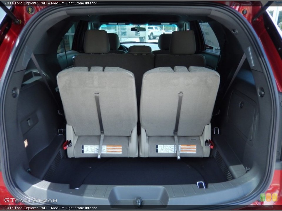 Medium Light Stone Interior Trunk for the 2014 Ford Explorer FWD #83269350