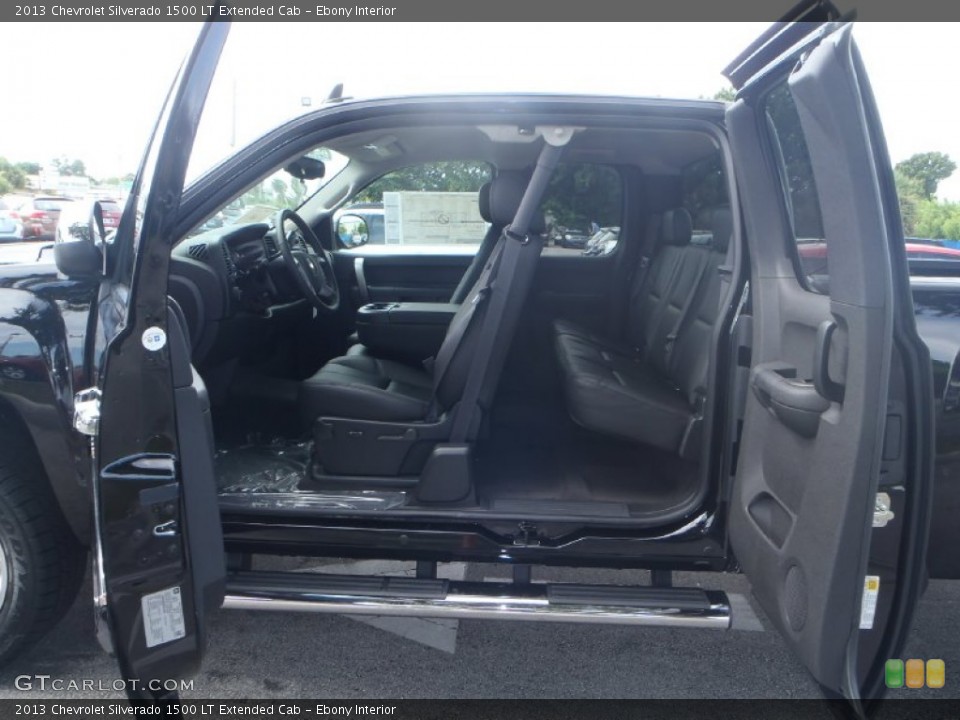 Ebony Interior Photo for the 2013 Chevrolet Silverado 1500 LT Extended Cab #83269405