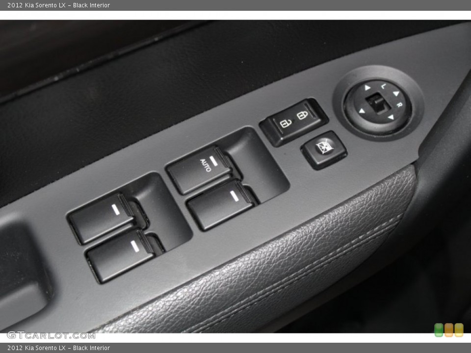 Black Interior Controls for the 2012 Kia Sorento LX #83269473