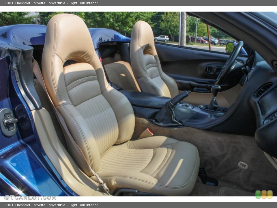 Light Oak Interior Front Seat for the 2001 Chevrolet Corvette Convertible #83271428
