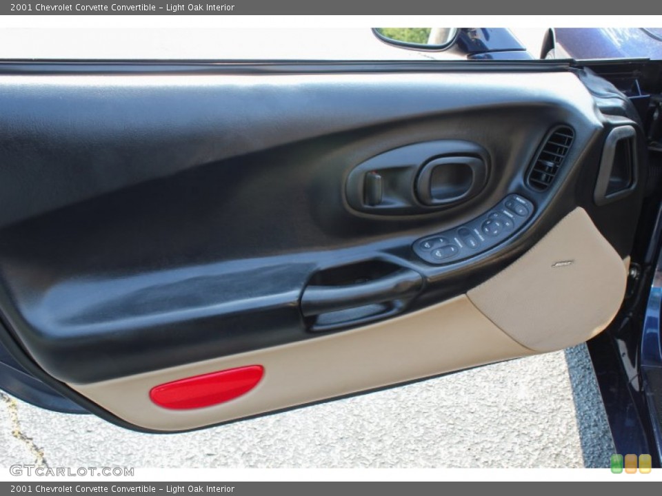 Light Oak Interior Door Panel for the 2001 Chevrolet Corvette Convertible #83271449