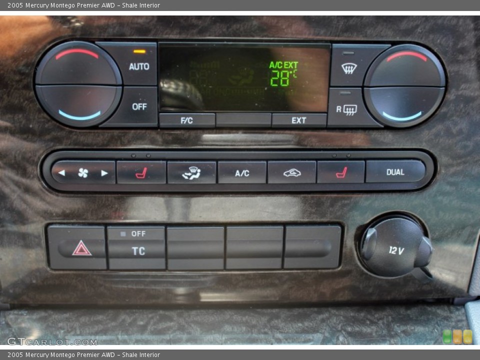 Shale Interior Controls for the 2005 Mercury Montego Premier AWD #83272069