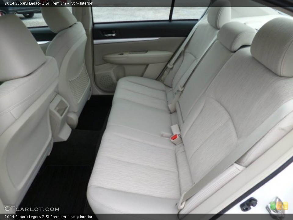 Ivory Interior Rear Seat for the 2014 Subaru Legacy 2.5i Premium #83272236
