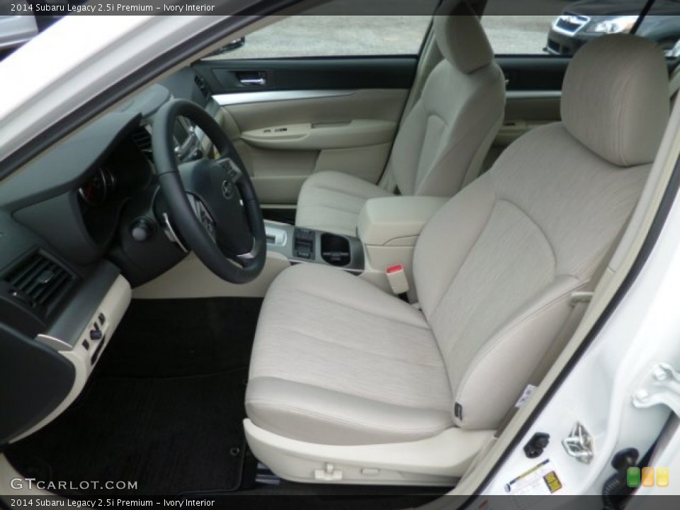 Ivory Interior Front Seat for the 2014 Subaru Legacy 2.5i Premium #83272283