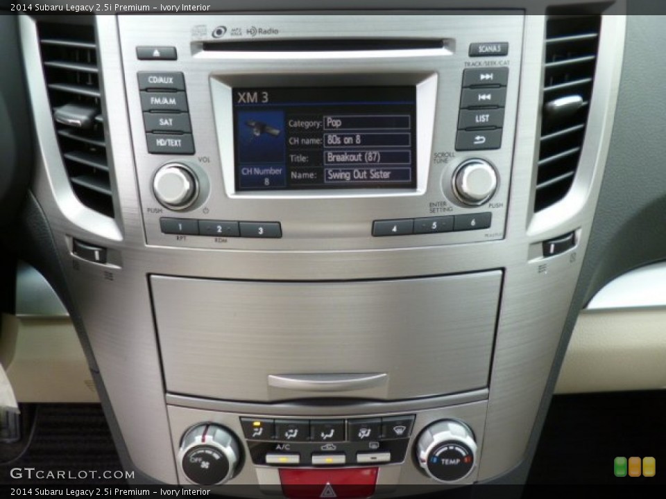 Ivory Interior Controls for the 2014 Subaru Legacy 2.5i Premium #83272374