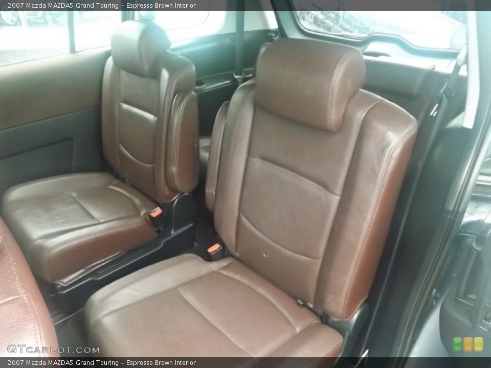 Espresso Brown Interior Rear Seat for the 2007 Mazda MAZDA5 Grand Touring #83272798