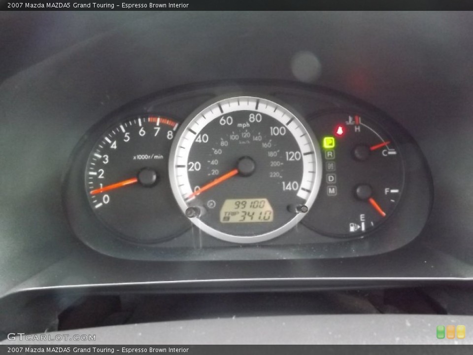 Espresso Brown Interior Gauges for the 2007 Mazda MAZDA5 Grand Touring #83272899
