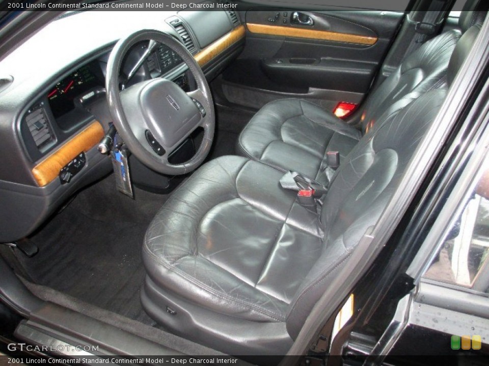 Deep Charcoal 2001 Lincoln Continental Interiors