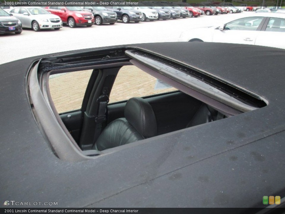 Deep Charcoal Interior Sunroof for the 2001 Lincoln Continental  #83273670