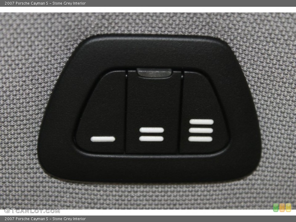 Stone Grey Interior Controls for the 2007 Porsche Cayman S #83274957