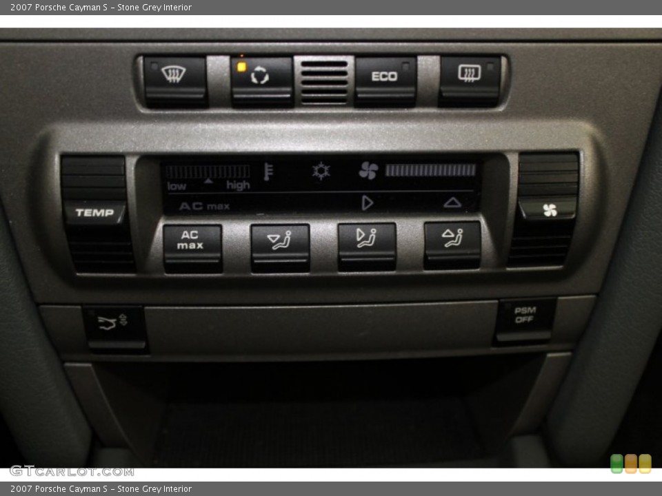 Stone Grey Interior Controls for the 2007 Porsche Cayman S #83275008