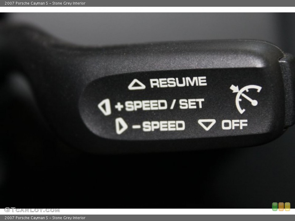 Stone Grey Interior Controls for the 2007 Porsche Cayman S #83275092