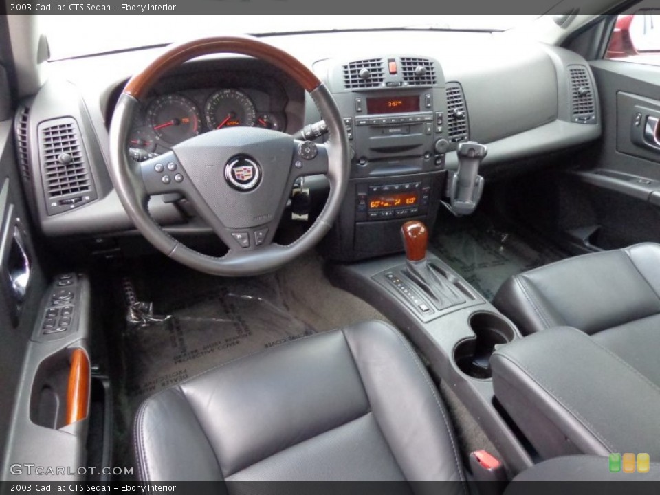 Ebony 2003 Cadillac CTS Interiors