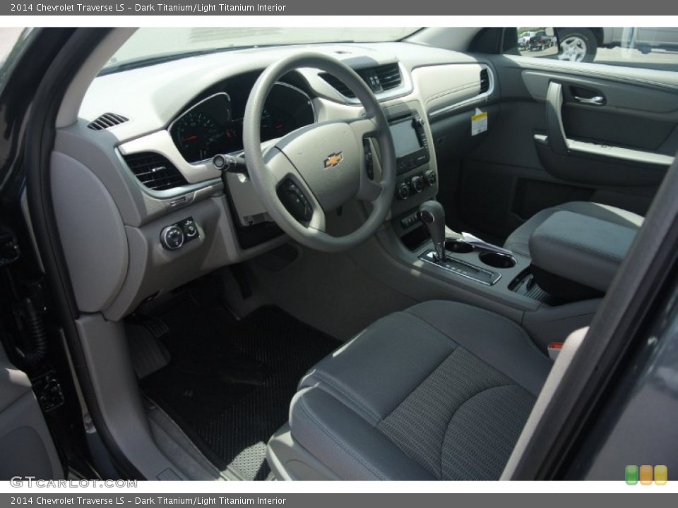Dark Titanium/Light Titanium Interior Prime Interior for the 2014 Chevrolet Traverse LS #83275881