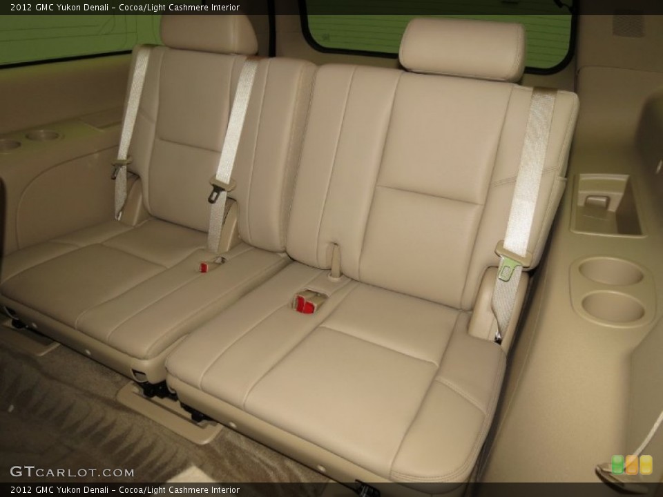 Cocoa/Light Cashmere Interior Rear Seat for the 2012 GMC Yukon Denali #83275914