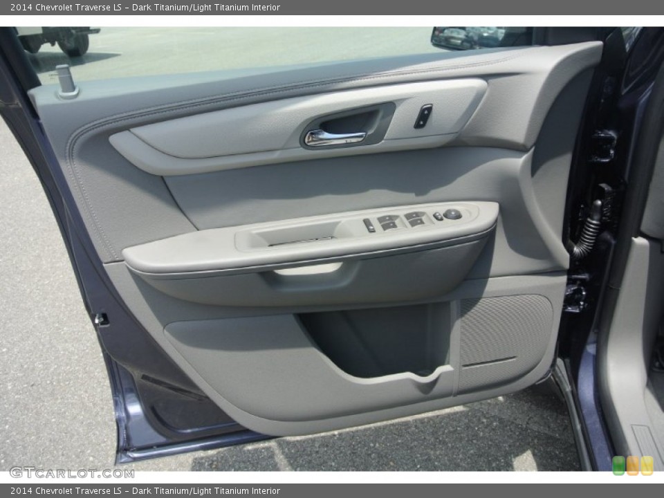 Dark Titanium/Light Titanium Interior Door Panel for the 2014 Chevrolet Traverse LS #83276047