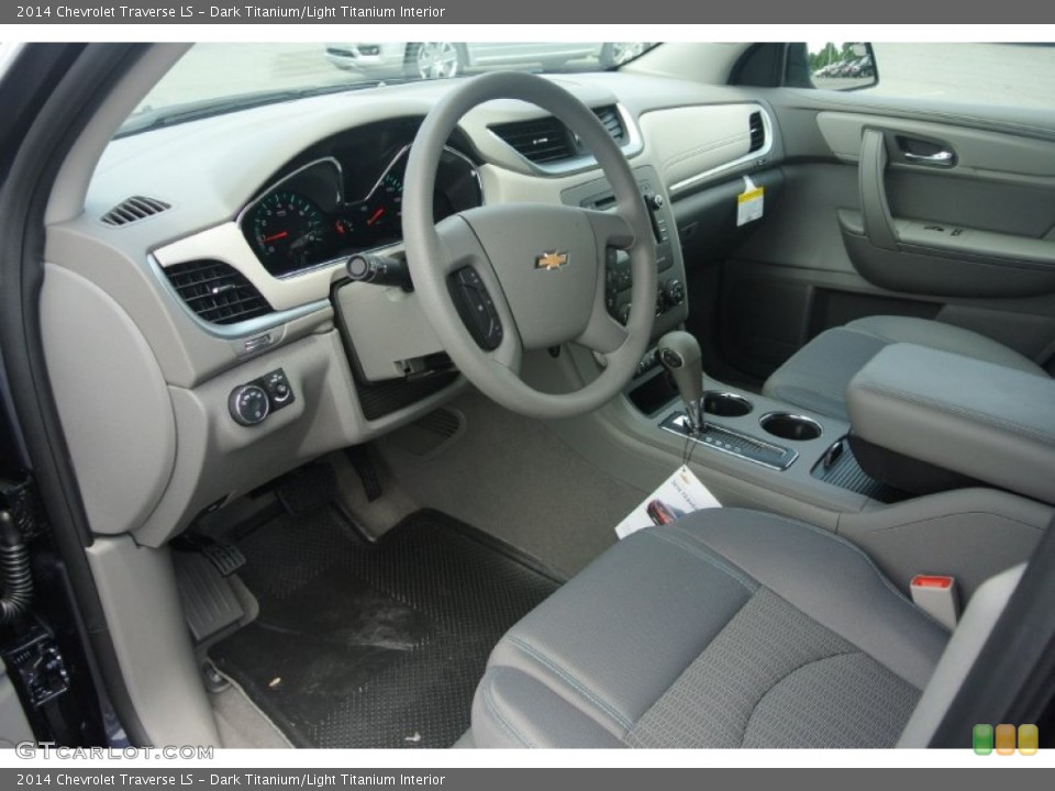 Dark Titanium/Light Titanium Interior Prime Interior for the 2014 Chevrolet Traverse LS #83276334