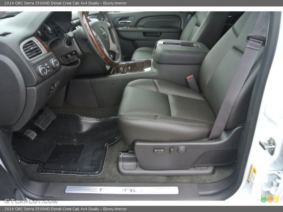 Ebony Interior Front Seat for the 2014 GMC Sierra 3500HD Denali Crew Cab 4x4 Dually #83276541