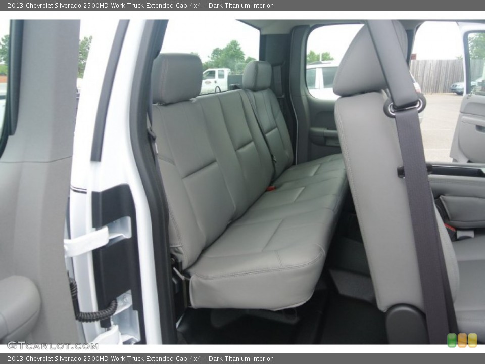 Dark Titanium Interior Rear Seat for the 2013 Chevrolet Silverado 2500HD Work Truck Extended Cab 4x4 #83278019