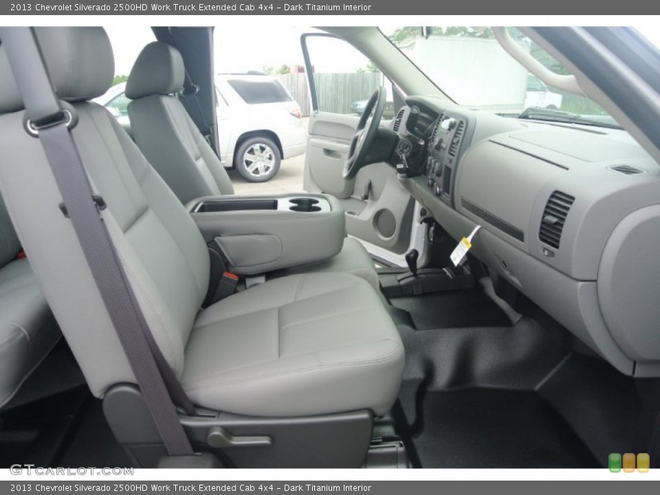 Dark Titanium Interior Front Seat for the 2013 Chevrolet Silverado 2500HD Work Truck Extended Cab 4x4 #83278043