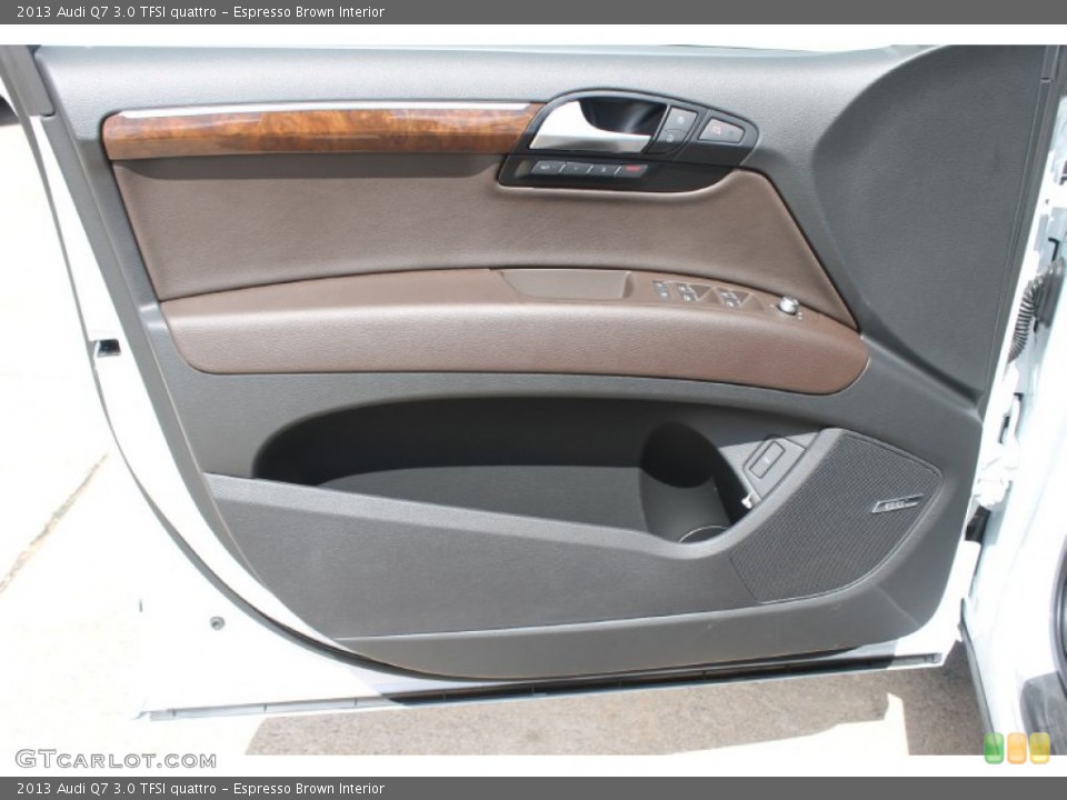 Espresso Brown Interior Door Panel for the 2013 Audi Q7 3.0 TFSI quattro #83279831