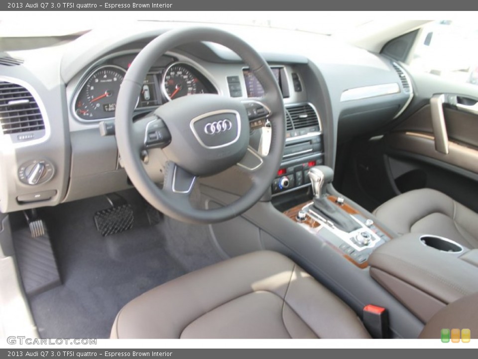 Espresso Brown Interior Prime Interior for the 2013 Audi Q7 3.0 TFSI quattro #83279850