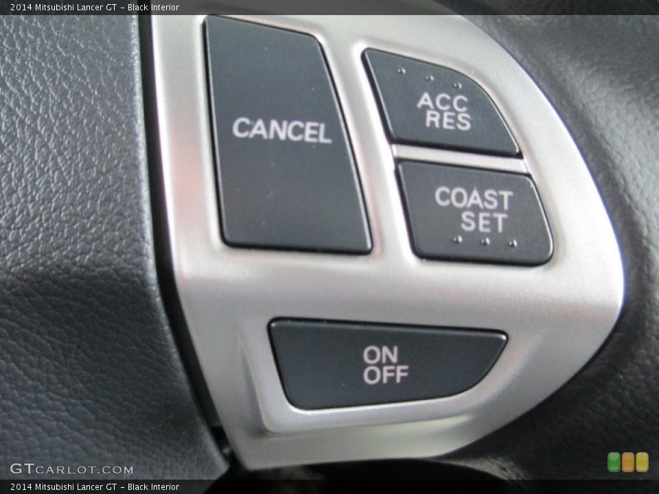 Black Interior Controls for the 2014 Mitsubishi Lancer GT #83279904
