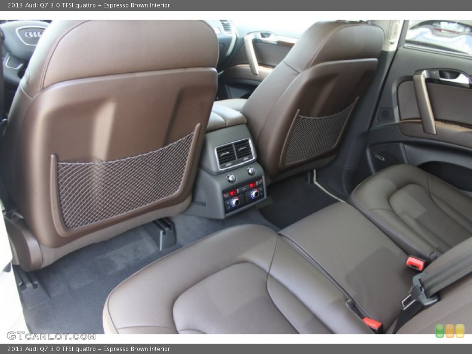 Espresso Brown Interior Rear Seat for the 2013 Audi Q7 3.0 TFSI quattro #83280174