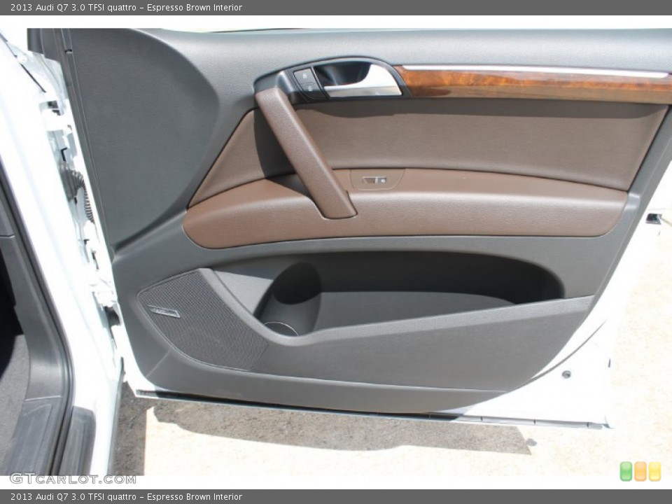 Espresso Brown Interior Door Panel for the 2013 Audi Q7 3.0 TFSI quattro #83280296