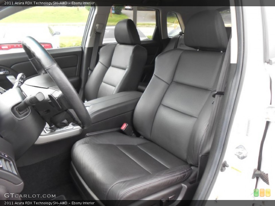 Ebony Interior Front Seat for the 2011 Acura RDX Technology SH-AWD #83282037